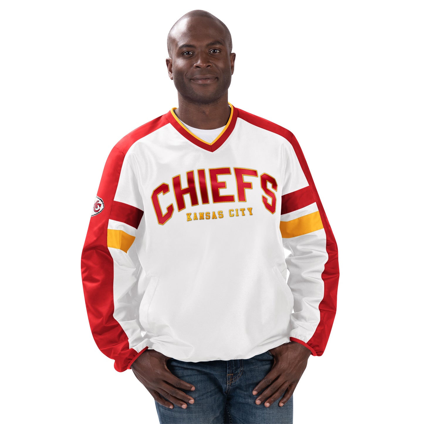 KANSAS CITY CHIEFS MEN'S DRAFT PICK PULLOVER JACKET