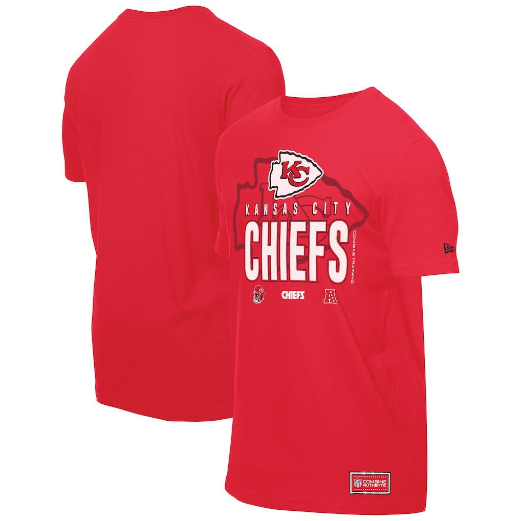 KANSAS CITY CHIEFS MEN'S NEW ERA 2025 NFL TRAINING CAMP T-SHIRT - RED