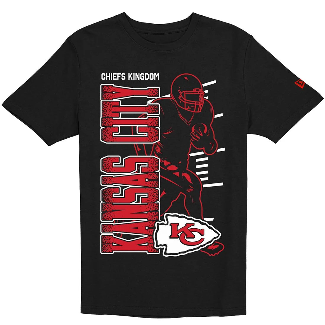 KANSAS CITY CHIEFS MEN'S NEW ERA 2026 NFL TRAINING CAMP T-SHIRT - BLACK