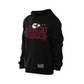 KANSAS CITY CHIEFS MEN'S NEW ERA NFL COMBINE PULLOVER HOODED SWEATSHIRT - BLACK