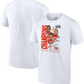 KANSAS CITY CHIEFS MEN'S SUPER BOWL LVIII CHAMPIONS CARICATURE TRIO T-SHIRT