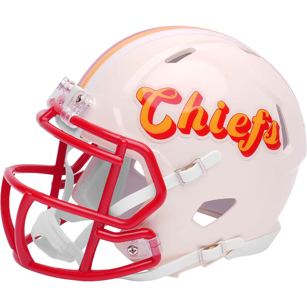 KANSAS CITY CHIEFS RETRO COLLECTION RIDDELL SPEED MINI HELMET