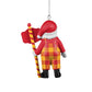 KANSAS CITY CHIEFS SANTA OVERALLS ORNAMENT