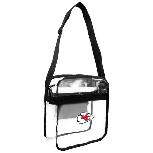 KANSAS CITY CHIEFS STADIUM-APPROVED CLEAR CARRYALL CROSSBODY BAG