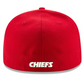 KANSAS CITY CHIEFS SUPER BOWL LIX SIDE PATCH 59FIFTY FITTED HAT- RED