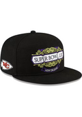 KANSAS CITY CHIEFS SUPER BOWL LIX TARMAC 9FIFTY SPLIT SNAPBACK HAT