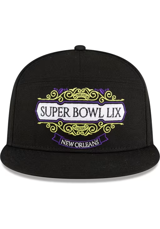 KANSAS CITY CHIEFS SUPER BOWL LIX TARMAC 9FIFTY SPLIT SNAPBACK HAT