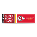 KANSAS CITY CHIEFS  SUPER BOWL LVIII BOUND BUMPER STICKER