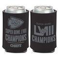 KANSAS CITY CHIEFS SUPER BOWL LVIII CHAMPIONS 12 CAN COOLER - BLACK