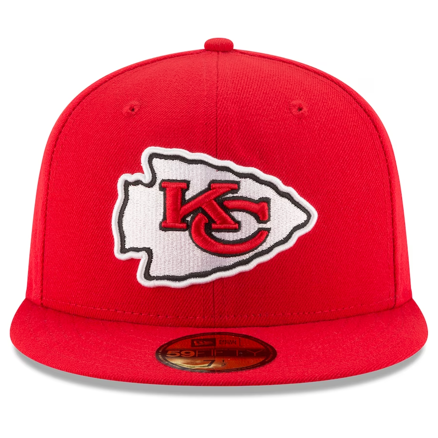 KANSAS CITY CHIEFS SUPER BOWL LVIII SIDE PATCH 59FIFTY FITTED HAT - RED