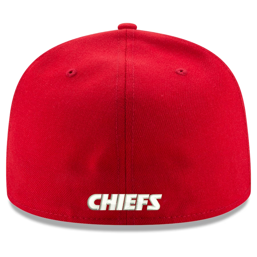 KANSAS CITY CHIEFS SUPER BOWL LVIII SIDE PATCH 59FIFTY FITTED HAT - RED