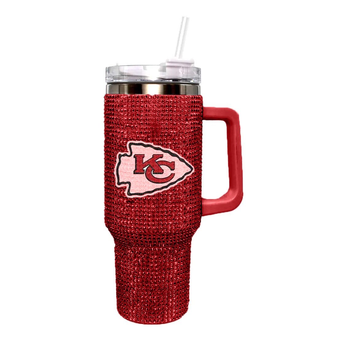 KANSAS CITY CHIEFS THE MEMORY COMPANY 40 OZ BLING COLOSSAL TUMBLER - RED