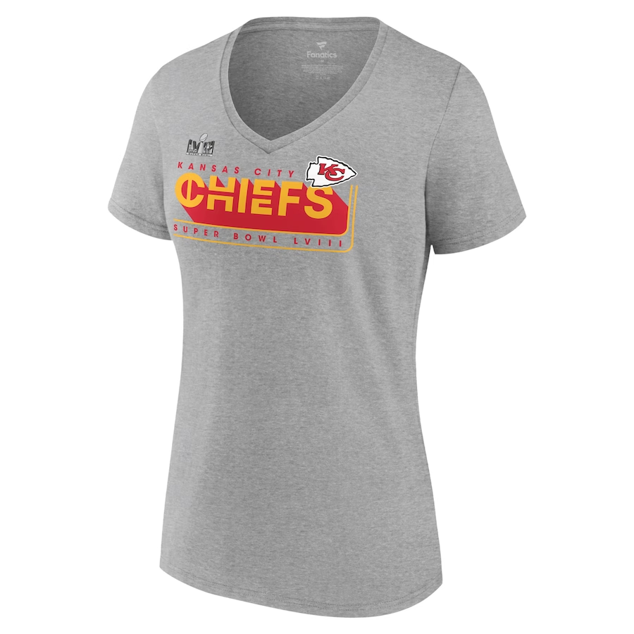 KANSAS CITY CHIEFS WOMEN'S SUPER BOWL LVIII TEAM MEMBERS T-SHIRT