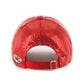 KANSAS CITY CHIEFS WOMEN'S '47 BRAND DAZZLE LOGO CLEAN UP ADJUSTABLE HAT - RED