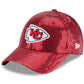 KANSAS CITY CHIEFS WOMEN'S SEQUIN 9FORTY ADJUSTABLE HAT