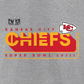 KANSAS CITY CHIEFS WOMEN'S SUPER BOWL LIX ROSTER T-SHIRT - HEATHER GRAY