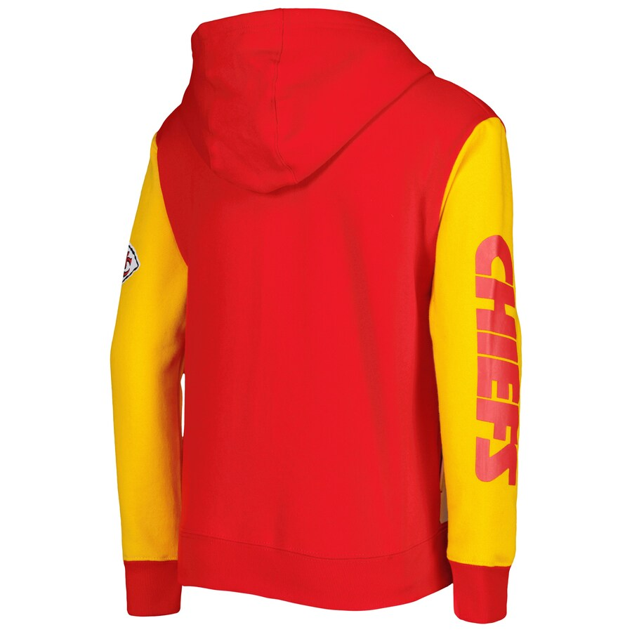 KANSAS CITY CHIEFS YOUTH POSTER BOARD FULL -ZIP HOODED SWEATSHIRT