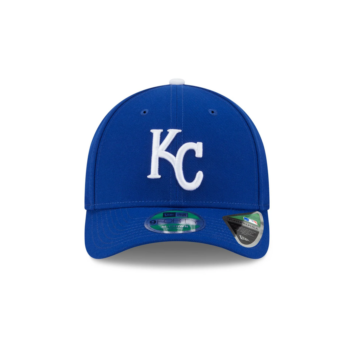 KANSAS CITY ROYALS YOUTH PLAYER REPLICA 9FORTY M-CROWN SNAPBACK ADJUSTABLE HAT - BLUE