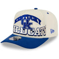 KENTUCKY WILDCATS MARCH MADNESS 9FIFTY A-FRAME SNAPBACK HAT - CHROME WHITE/BLUE
