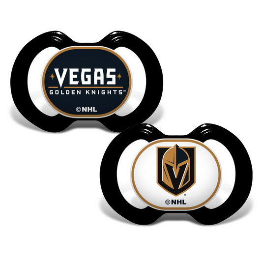 LAS VEGAS GOLDEN KNIGHTS 2-PACK PACIFIERS