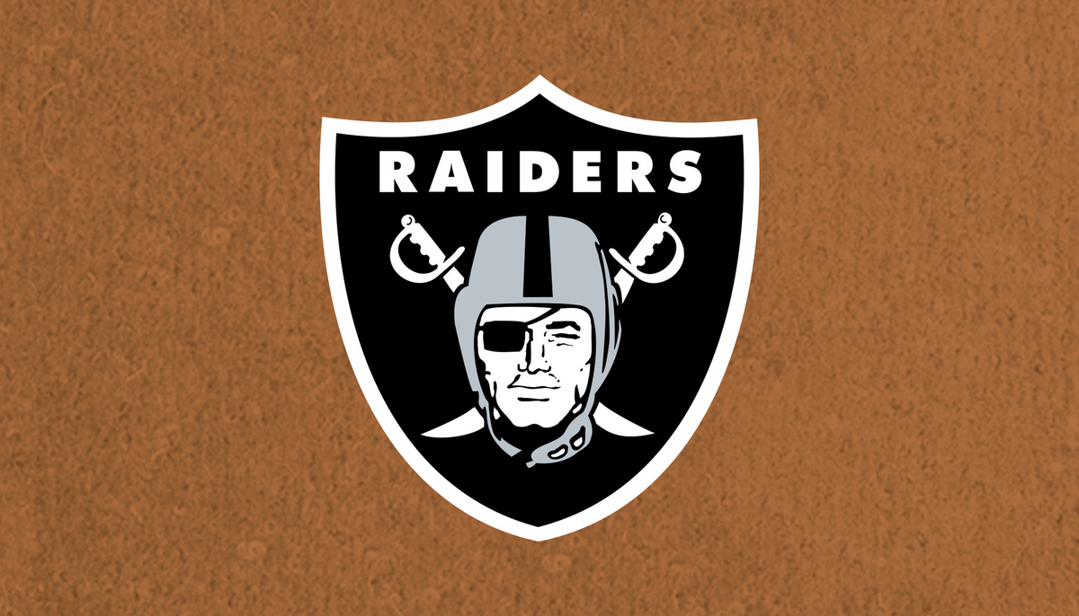 LAS VEGAS RAIDERS 16" x 28" COIR MAT