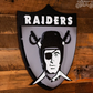 LAS VEGAS RAIDERS "1963" 3D VINTAGE METAL WALL ART - 21.5" X 20"
