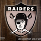 LAS VEGAS RAIDERS "1963" 3D VINTAGE METAL WALL ART - 21.5" X 20"