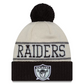 LAS VEGAS RAIDERS 2023 NFL SIDELINE CUFFED KNIT WITH POM - HISTORIC