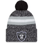 LAS VEGAS RAIDERS 2023 NFL SIDELINE CUFFED KNIT WITH POM