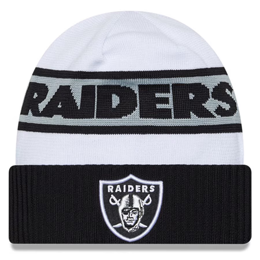 LAS VEGAS RAIDERS 2023 NFL SIDELINE TECH CUFFED KNIT