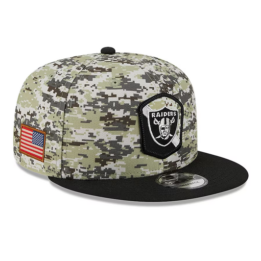 LAS VEGAS RAIDERS 2023 SALUTE TO SERVICE 9FIFTY SNAPBACK