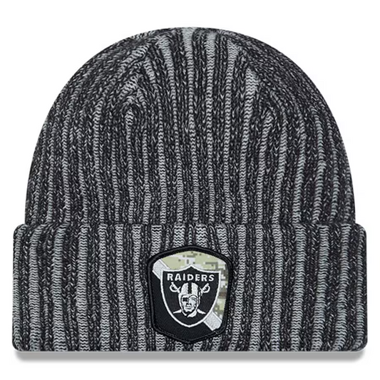 LAS VEGAS RAIDERS 2023 SALUTE TO SERVICE CUFFED KNIT