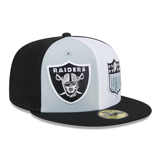 LAS VEGAS RAIDERS 2023 SIDELINE 59FIFTY FITTED HAT