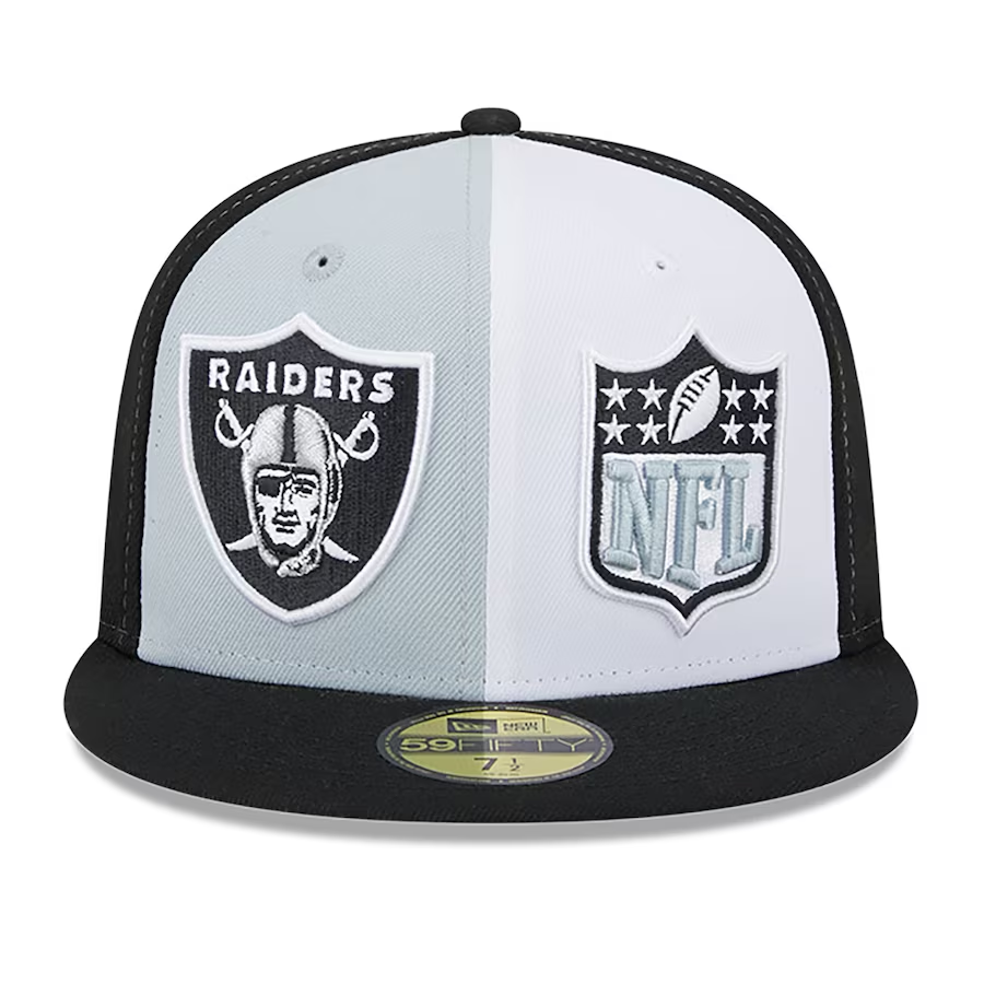 LAS VEGAS RAIDERS 2023 SIDELINE 59FIFTY FITTED HAT