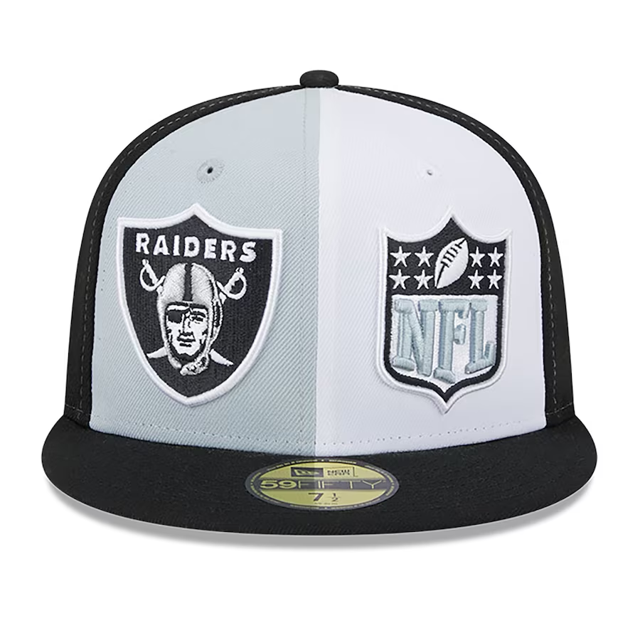 New Era 59FIFTY Las Vegas Raiders Fitted Hat Black White