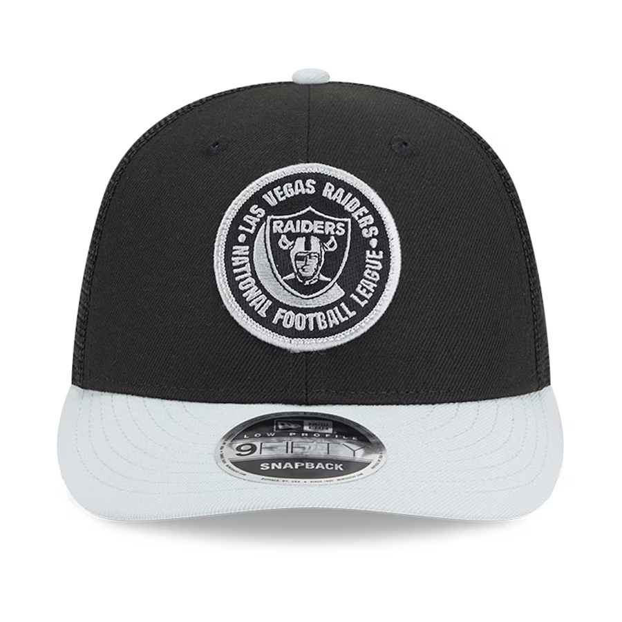 Las Vegas Raiders New Era Icon 9FIFTY Snapback Hat - Black