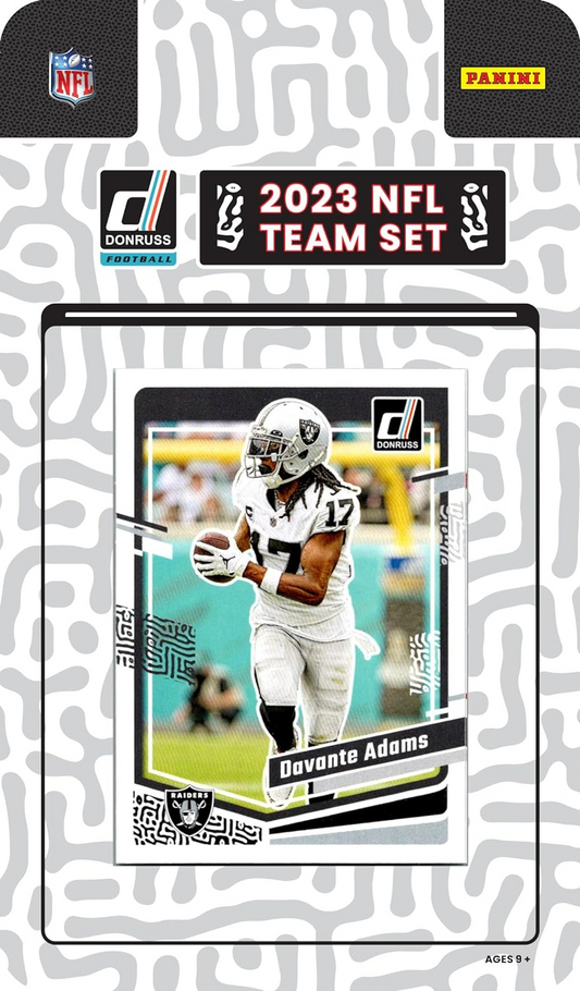 LAS VEGAS RAIDERS 2023 TEAM SET BY DONRUSS