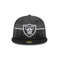 LAS VEGAS RAIDERS 2023 CAMPAMENTO DE ENTRENAMIENTO 59FIFTY GORRO AJUSTADO