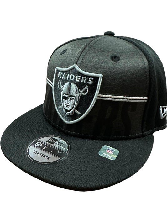 LAS VEGAS RAIDERS 2023 CAMPO DE ENTRENAMIENTO 9FIFTY GORRA - NEGRO 