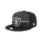 LAS VEGAS RAIDERS 2023 CAMPAMENTO DE ENTRENAMIENTO 9FIFTY GORRA SNAPBACK