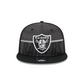 LAS VEGAS RAIDERS 2023 CAMPAMENTO DE ENTRENAMIENTO 9FIFTY GORRA SNAPBACK