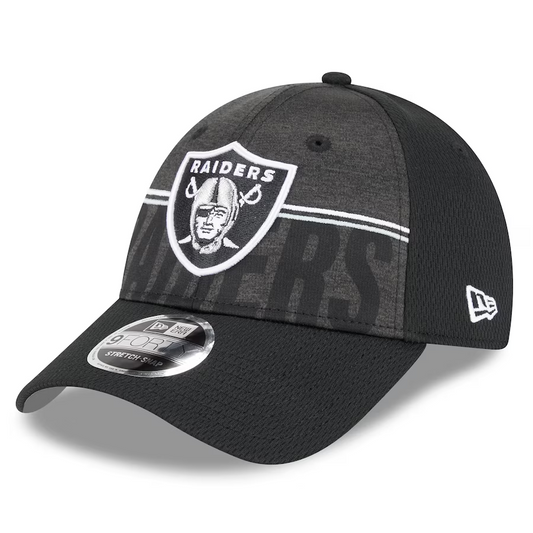 LAS VEGAS RAIDERS 2023 TRAINING CAMP 9FORTY STRETCH SNAP ADJUSTABLE HAT