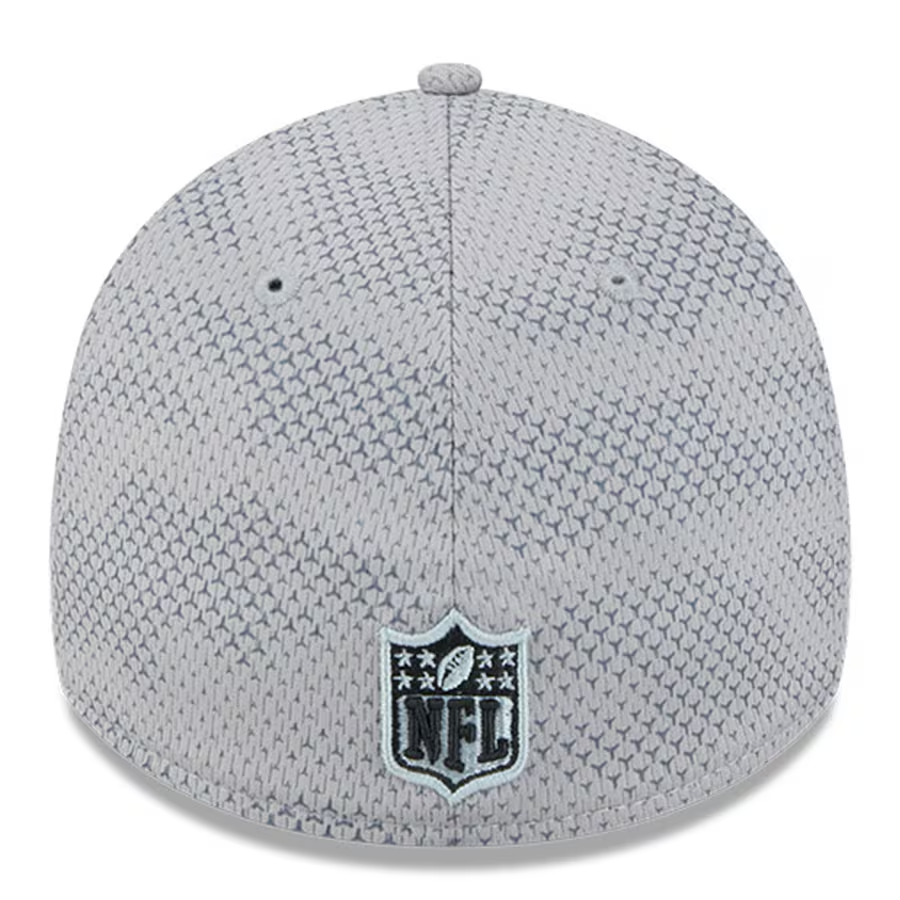 LAS VEGAS RAIDERS 2024 NFL SIDELINE 39THIRTY FLEX FIT HAT - GRAY