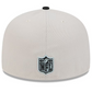 LAS VEGAS RAIDERS 2024 NFL SIDELINE HISTORIC 59FIFTY FITTED HAT - STONE/BLACK
