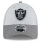 LAS VEGAS RAIDERS 2024 NFL TRAINING CAMP 9FORTY-STRETCH SNAP HAT - GRAY HEATHER