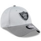 LAS VEGAS RAIDERS 2024 NFL TRAINING CAMP 9FORTY-STRETCH SNAP HAT - GRAY HEATHER