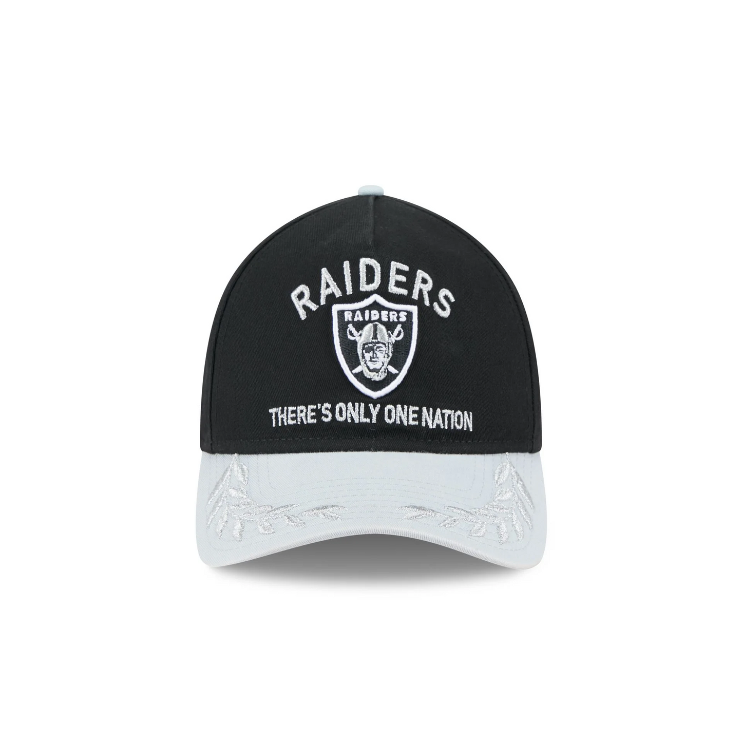 LAS VEGAS RAIDERS 2025 NFL DRAFT 9TWENTY ADJUSTABLE HAT - BLACK/GRAY