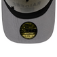LAS VEGAS RAIDERS 2025 NFL DRAFT A-FRAME 59FIFTY FITTED HAT - CHROME WHITE/BLACK