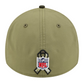 LAS VEGAS RAIDERS 2025 NFL SALUTE TO SERVICE 39THIRTY FLEX FIT HAT - GREEN
