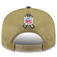 LAS VEGAS RAIDERS 2025 NFL SALUTE TO SERVICE SPLIT PANEL 9FIFTY SNAPBACK HAT - DARK GREEN